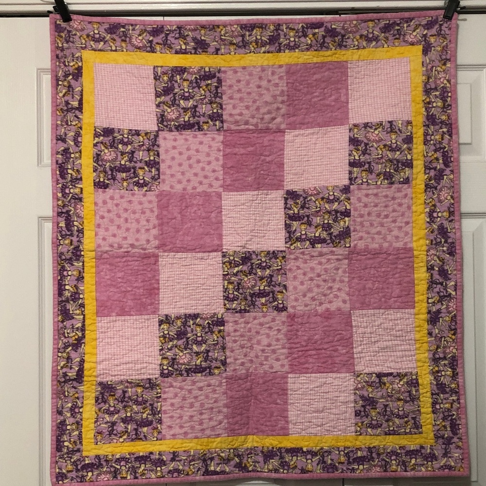 🧸GUC🧸Pink and Purple Patchwork Quilt